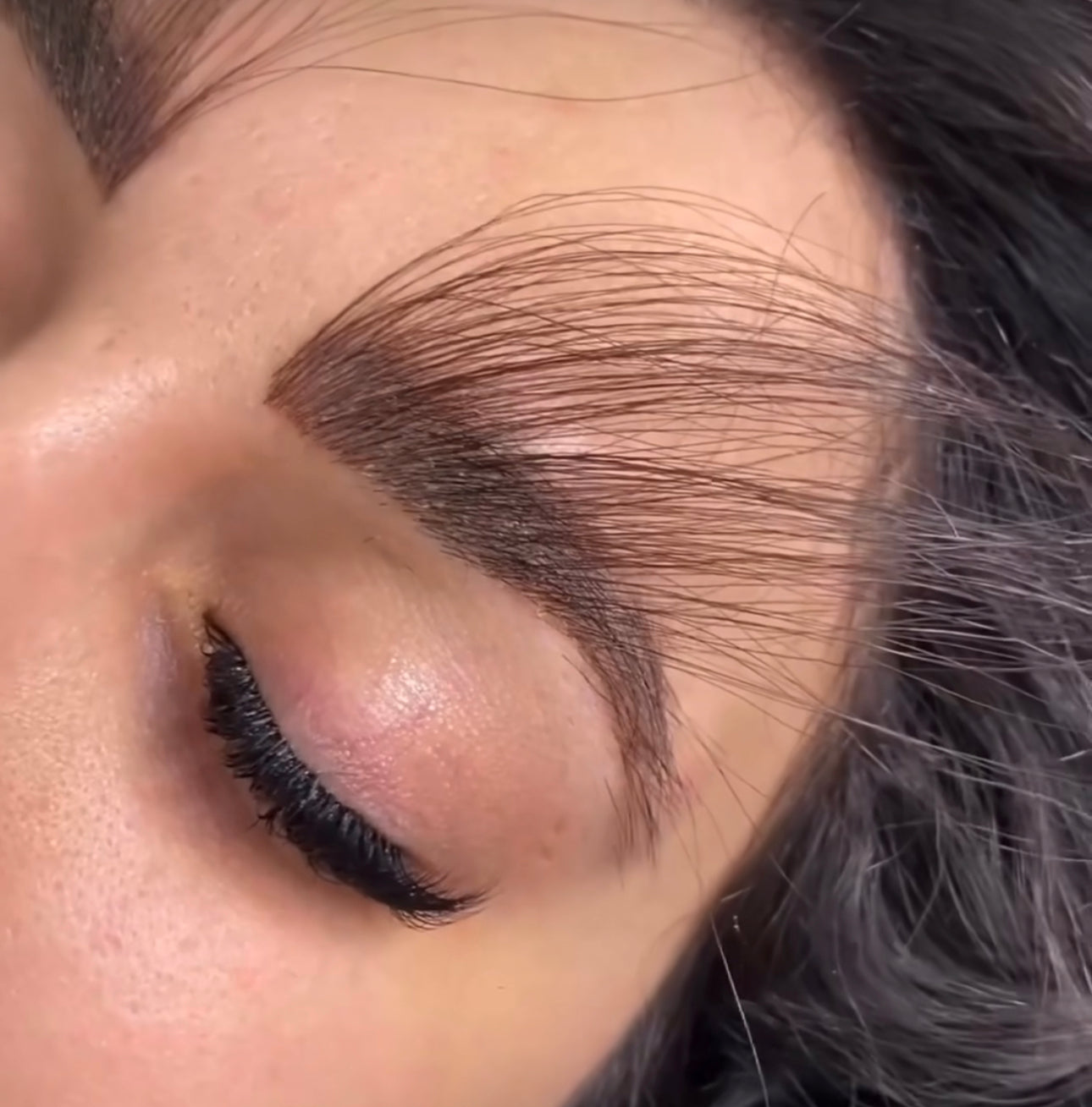 Longer Brow Hairs